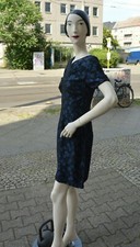 Abendkleid schwarz blau