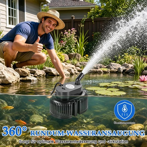 2500 teichpumpe mit filter - 2500,