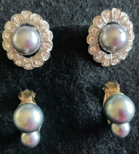 ~ VINTAGE 2 Paar Ohrclips ~