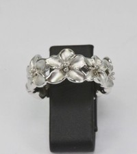 Moderner Blüten Ring in 925er