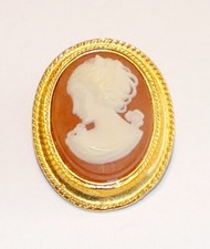 Ovale Camee Brosche UND Anhänger, Cameo, Kamee, Cameé, NICHT antik, UNECHT