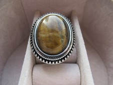 Gelber Tigerauge Ring