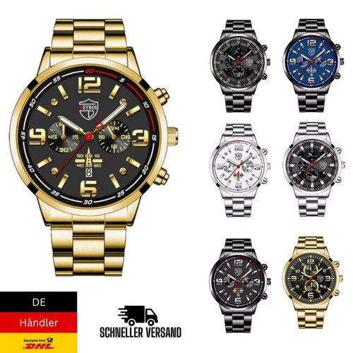 Mode herren luxus edelstahl - mode,