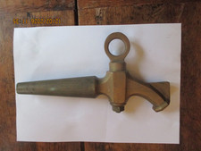 antiker alter Messinghahn