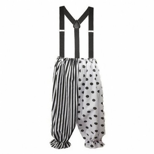 Clown latzhose schwarz - clown-latzhose, schwarz-weiß
