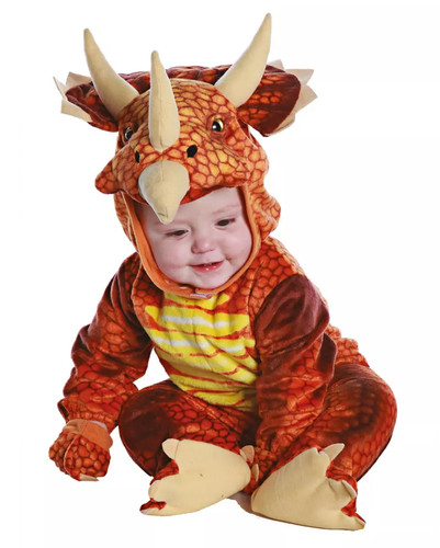Rotes triceratops dinosaurier - triceratops,