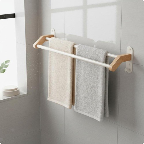 Handtuchhalter aus holz - aus,