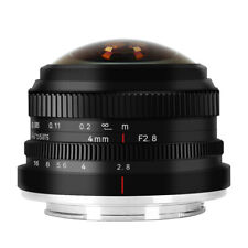 7Artisans 4mm F2.8 Fisheye Ultra Wide Angle Lens APS-C für Fujifilm FX-Mount