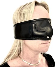 BDSM Bondage Leder Augenmaske