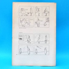 Original DDR-Comic-Druckbogen