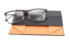 P+US PLUS EYEWEAR Brille Duo TR90 D1323B 55-16 145 Schwarz Braun Weinrot Large