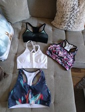 4 Stück Crane Sportbustier Fitness Sport Top Joggen/Fitness  Gr.S 