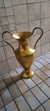 große vintage Messing Kanne -Henkelkrug-Vase 71cm groß