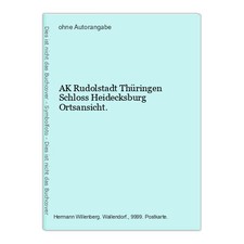 AK Rudolstadt Thüringen