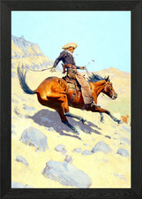 Der Cowboy Western Kunst