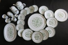Konvolut altes Melitta   Porzellan Jeverland Reepsholt Kuchenteller Melitta grün