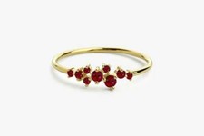 Cluster Goldring 14K 585 Gold