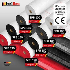 Unterspannbahn Dach Unterdeckbahn 100g - 190g Dachbahn Dachfolie Schalungsbahn