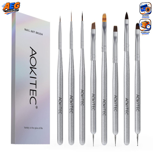 Nagelpinsel set stück für - stück,
