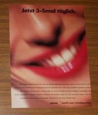 Seltene Werbung SWISSAIR - World's most refreshing airline 1996