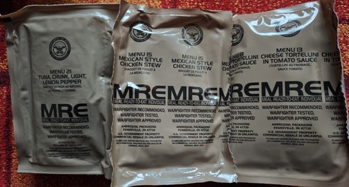 Army mre meal - mre, to