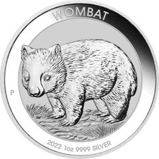 1 UNZE 999 SILBER - WOMBAT /