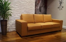 Echtleder 3 Sitzer Sofa  Echt