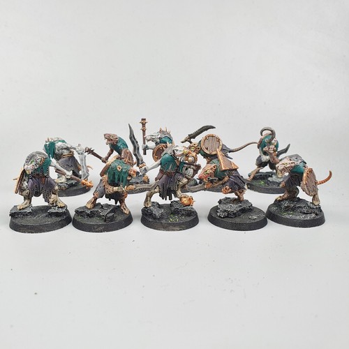 Skaven clan ratten x10 bemalt - x10,