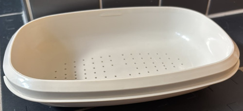 Tupperware siebservierer oval - siebservierer,