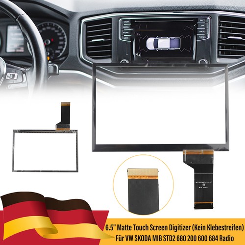 Mattes touchscreen - 6.5",
