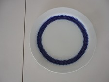 THOMAS Porzellan-Rotunda Kobaltbordüre Speiseteller flache Teller Ø24cm TOP mehr