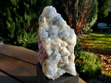 ⚒ NEU!! Hellblaue Coelestin Kristalle auf Calcit/Fluorit, Okorusu, Namibia ⚒🇳🇦