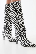 Misspap Zebra Kniehohe Stiefel
