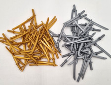 LEGO® Waffen Schwert Katana Silber Gold Auswahl Ninjago Ninja Shamshir Klinge