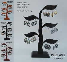 Palm 40-- / 40 cm Ohrring Ständer aus Holz Schmuck Display Halter Präsentation