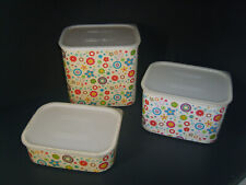 3x Tupperware Quadro Vorratsbehälter 500 ml, 1,3l und 2,1l,
