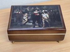 Holzkiste Bild Kunstwerk mit