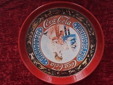 coca cola Serviertablett Druchmesser 30 cm vintage Sammlerstück