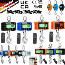Kranwaage Zugwaage Hängewaage Wildwaage Industriewaage LCD Digital 300kg-2000Kg.