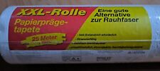 XXL Rolle Raufaser Papierprägetapete  25 m NEU 