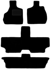 Schwarze Velours-Fußmatten