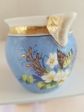 Antik Kännchen kleine Kanne um 1900 handbemalt Goldstaffage Porzellan Vintage 