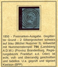 Preussen Michel-Nr. 3