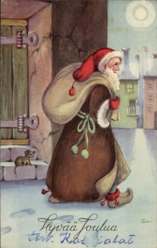Glückwunsch weihnachten - ak,