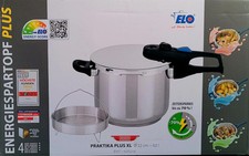 ELO Schnellkochtopf Praktika Plus  XL 6 Liter mit Einsatz NEU