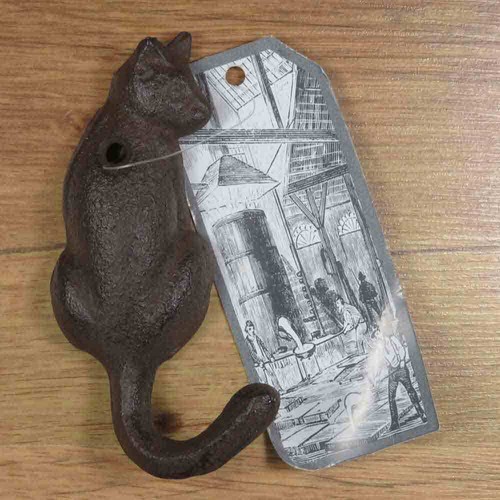 Garderobenhaken katze - garderobenhaken,