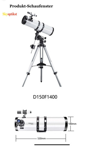 Skyoptikst 150 1400 - 150/1400, newton