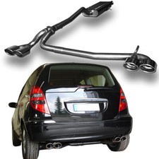 Fox Duplex Sportauspuff Mercedes A Klasse 169 A ab Bj 04 re li je 2x106x71mm