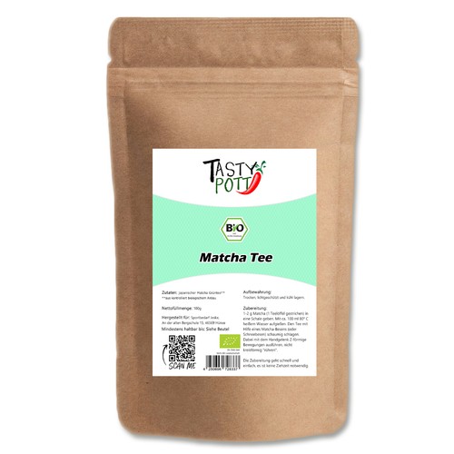 Tasty pott bio matcha - tasty, tee