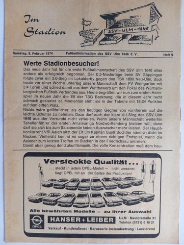 Fussball programm amateurliga - fussball,
